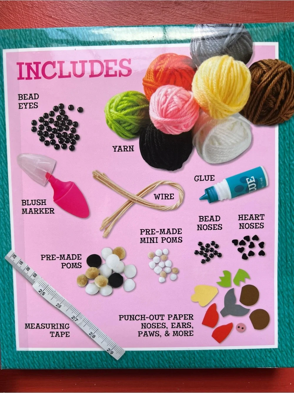 Mini Pom-Pom Pets Craft Book – Colorful Pom-Pom Animals #craftcore
